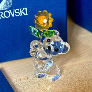 Vintage Swarovski Kris Bear with Sunflower Especially For You A9400NR000062